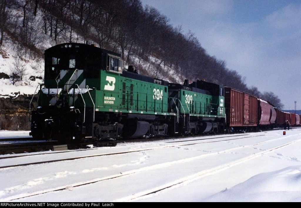 Westbound transfer comes out of the yard